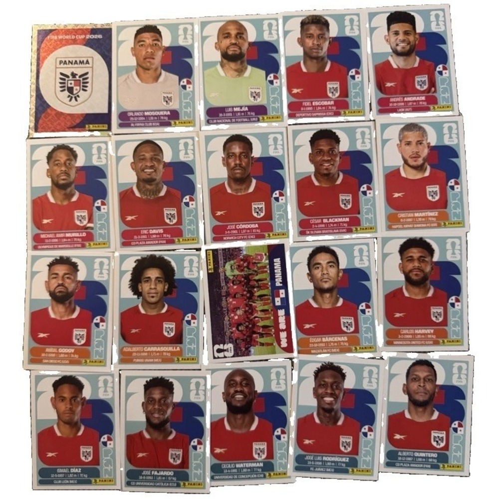 2026 Panini FIFA World Cup Panama Stickers Complete Set Full US Edition Soccer